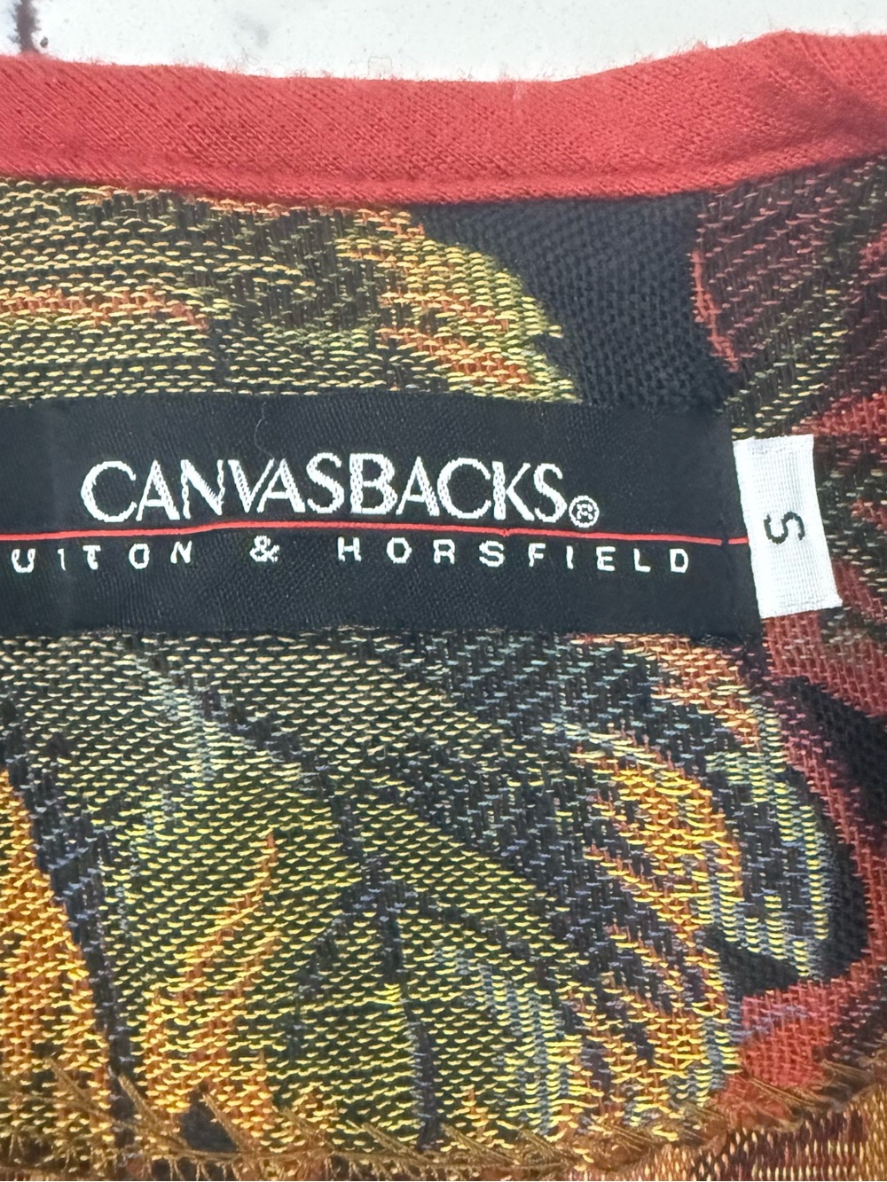 Floral Tapestry Button Front Jacket in Black and Multicolor - Picture 7 of 8